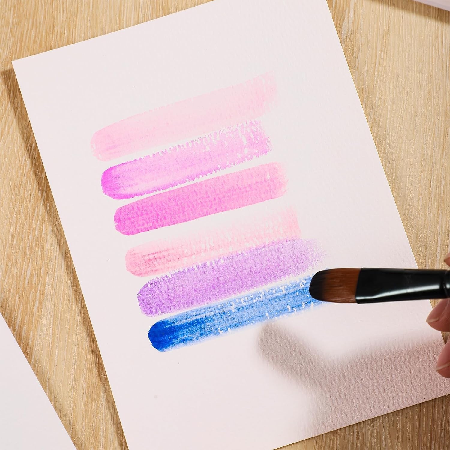 30 Sheets Watercolor Paper 8.5 x 11, 140 lb/300 GSM Cold Press white 