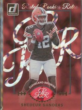 2025 Donruss #11 Shedeur Sanders Rated Rookies Retro