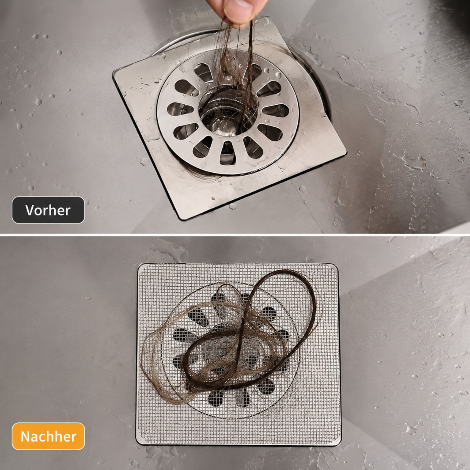 Haarfänger Abdeckung für Abfluss Bild 4