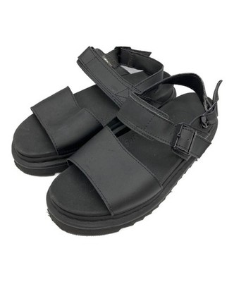 Dr Martens VOSS Hydro Leder Plateau Sandalen Schwarz Damen EU 38 UK 5 US W...