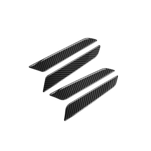 4Pcs For Audi Q5 2018-2021 Carbon Fiber Interior Door Armrest Panel Cover Trim - Picture 3 of 17