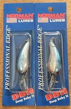 Lot Of 2. Vintage Norman Deep Baby N. Sunshine Gelcoat Chrome Blue/Silver 6-8ft.