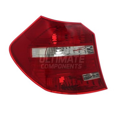 BMW 1 Series E81 3 Door 2007-2012 Red & Clear Rear Light Lamp Passenger Side