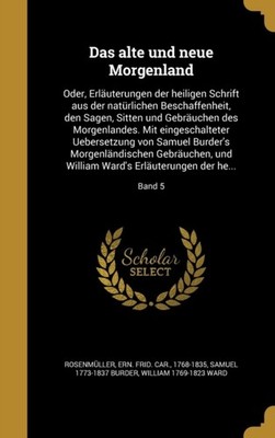 Rosenmller - Das alte und neue Morgenland Oder Erluterungen der he - J555z