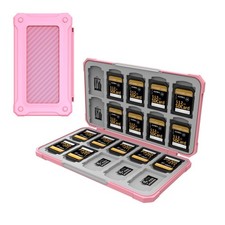 Memory Card Case with 40 Card Slots for SD and Micro SD Cards