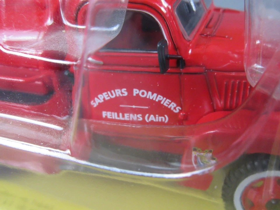 D208 IXO 1/43 Ref 19 Firefighter GMC Cckw 353 Truck Tank Merceron New + Blister - Image 4 of 4