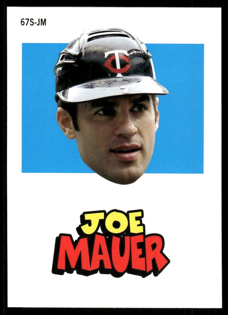 2012 Topps Archives Joe Mauer Sticker #67S-JM Minnesota Twins