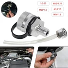 Quick Twist Oil Drain Valve Stainless w/ Drain Hose Attachment  M12 ~ M20 1/2-20
