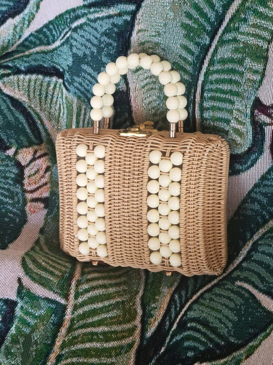 Golden Girls Wicker Purse Vintage Style Sophia Petrillo Beaded