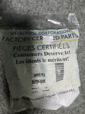 Whirlpool Factory Certified Block Term Part