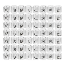 160 Pcs Clothes Sizing Clips Closet Dividers Tag Hanging Hook for