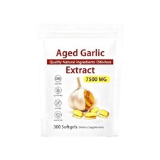 Aged Garlic Extract 7500mg - 150/300 Softgels - Odorless - Heart Immune Health 