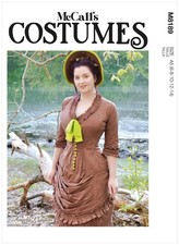 Misses 1800s-1900s Victorian Costume Top McCall's Sewing Pattern M8189 Size 6 14