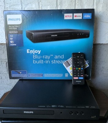 Philips BDP2501 / F7 E Blu-ray/ DVD Player /Remote HDMI Cable NOT Included