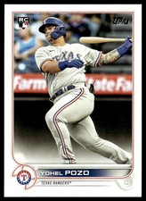 2022 Topps Yohel Pozo Rookie Texas Rangers #649
