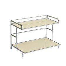 2-Tier Metal Countertop Storage Rack for Perfume, Cosmetics, Makeup, Skincare...