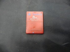 PLAYSTATION 2 PS2 8 8MB OEM MB MEMORY CARD SONY MAGIC GATE RED