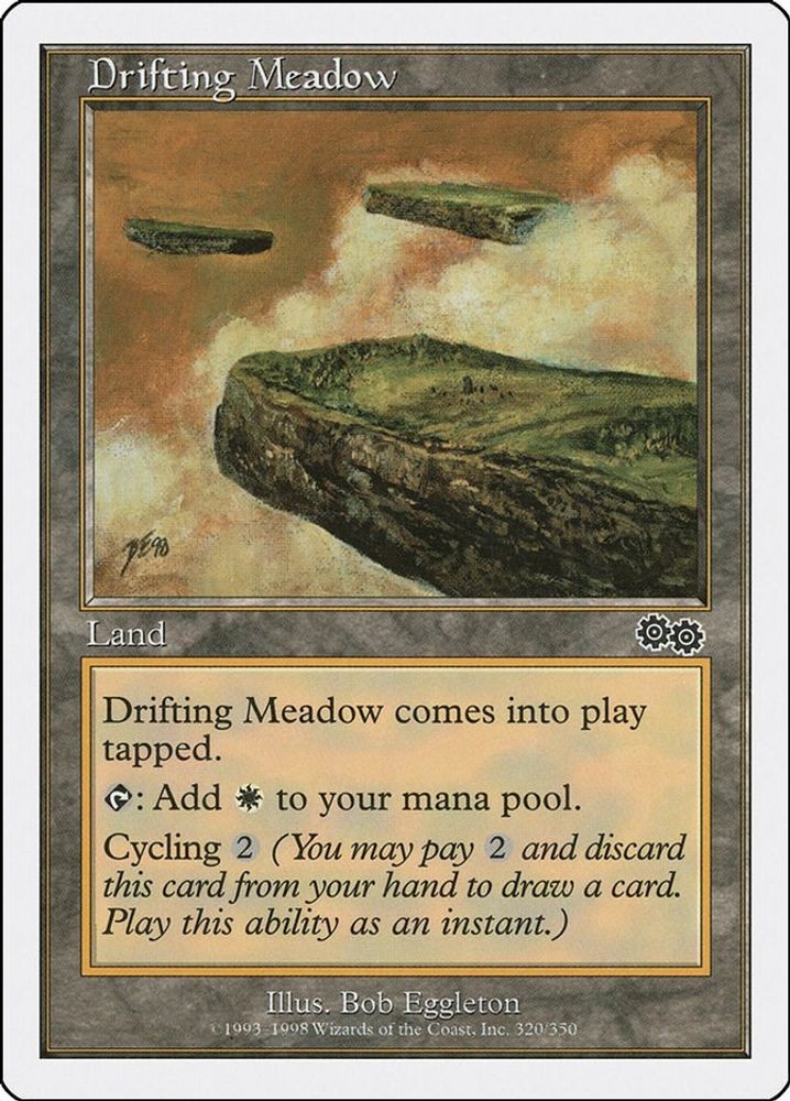 1998 Magic: The Gathering: ATH - Drifting Meadow (#320, C, Moderately Played)