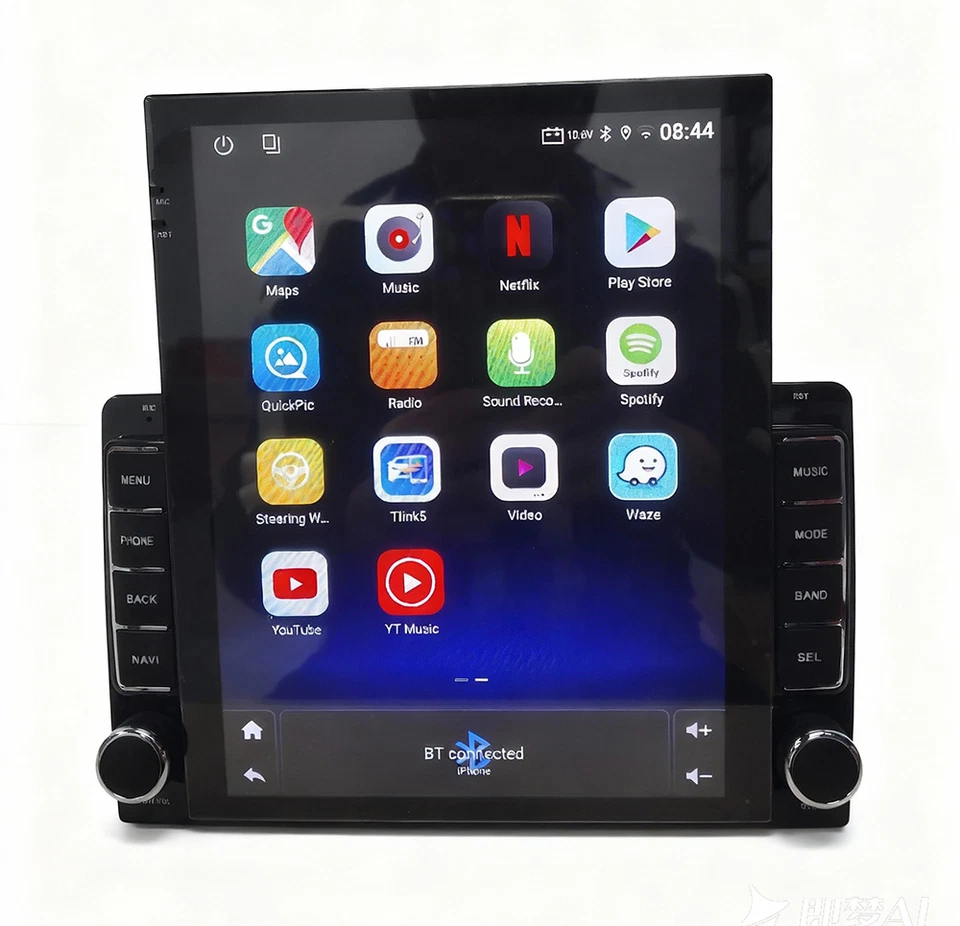 9.7" vertical screen for Toyota Land cruiser GPS stereo radio Carplay 2008-2015 - Image 3 of 4