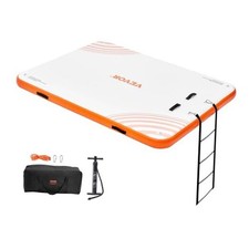 Inflatable Floating Dock, Inflatable Dock Platform, Non-Slip Air 10 x 8 FT