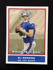 2004 Topps Bazooka Eli Manning #200 Rookie New York Giants Football Card. rookie card picture