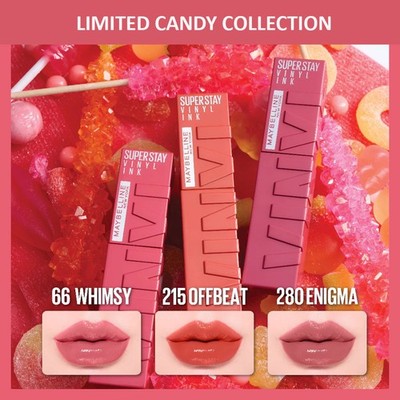 MAYBELLINE SUPER STAY VINYL INK 6本セット MAYBELLINE Superstay Vinyl Ink Liquid Lipcolor Long lasting (4.2mL
