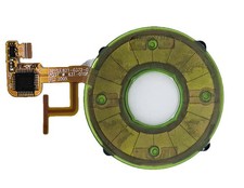 Clear Green Clickwheel for iPod Video Classic 5th 5.5 Scroll Wheel Transparent