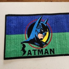 Vintage Batman In Circle Tapestry Rug 1995 Made In Egypt New 22"x35"