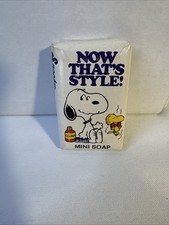 Snoopy VINTAGE mini soap Now That's Style! Woodstock 1980s New(other)