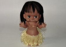Vintage Hawaiian Hula Girl Doll 8" "Sekiguchi Japan"