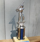 Vintage Baseball Sports TROPHY Little League Youth Rec Award Softball 9+ in tall — photo 6