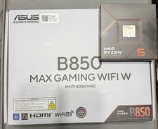 CPU Motherboard Combo - AMD Ryzen 5 7600X ASUS B850 MAX Gaming WiFi W
