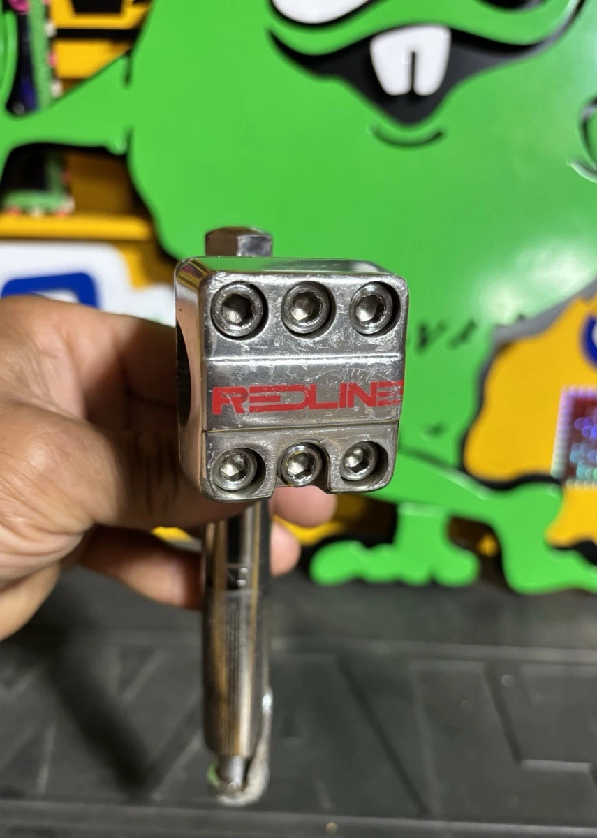 Red Line Stems for BMX Bike-Old School Vintage Bicycle Parts for