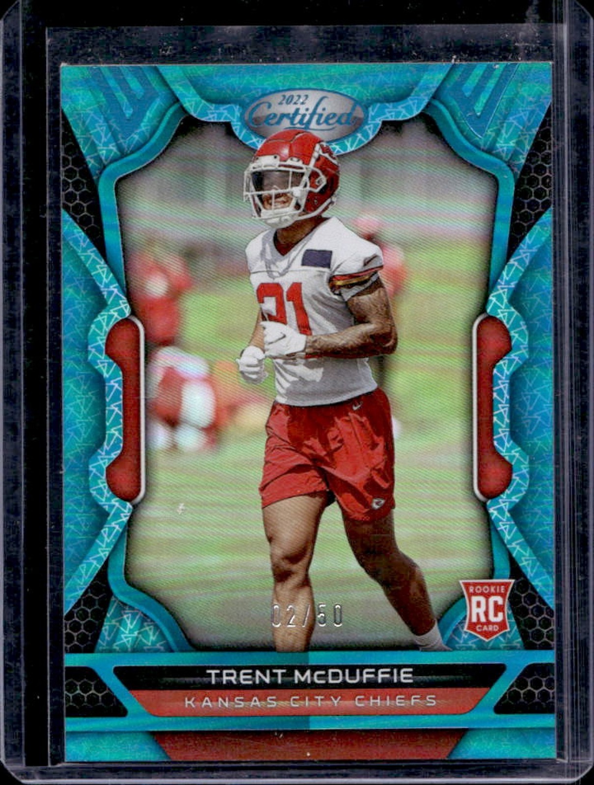 Trent McDuffie Panini Certified #152 Mirror Teal