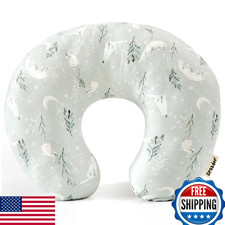 GRSSDER Minky Nursing Pillow Cover Stretchy Ultra-Soft Breastfeeding Pillow Slip