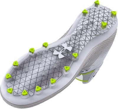 Under Armour Men's UA Highlight MC Football Cleats White/Metallic Silver/Metalli thumbnail 6