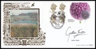 GETHIN JONES Signed 2000 GB Botanic Gardens Booklet Pane Benham Gold (179) FDC