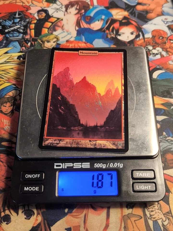 MTG Mountain 🇬🇧 Nm Legendary John Avon Full-Art Basics FOIL Unhinged 2004 OG - Bild 4 von 4