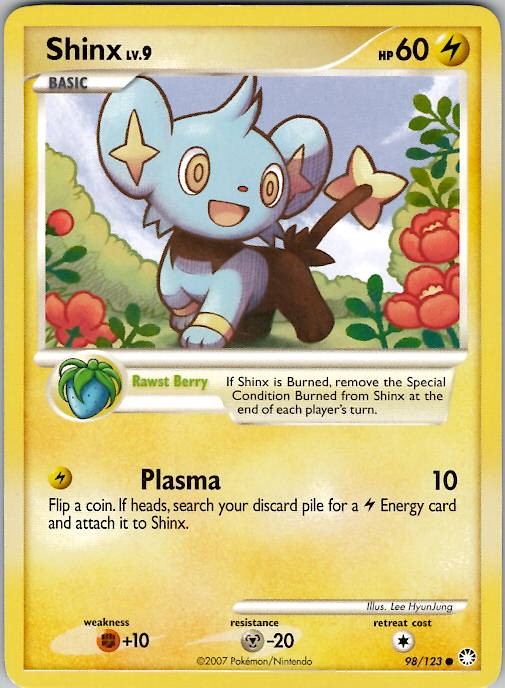 Shinx Mysterious Treasures 98/123 Normal LP/NM