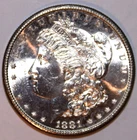 1881-S Silver Morgan Dollar CH BU PROOF-LIKE - #2189E