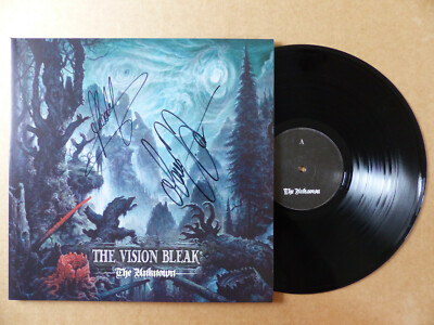 THE VISION BLEAK signed Autogramm signiert ''THE UNKNOWN'' Vinyl Schallplatte LP