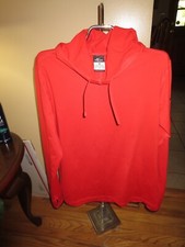 Women's Nike Pro Dri-Fit Red Hoodie W/Thumb Holes Size XL Excellent Condition