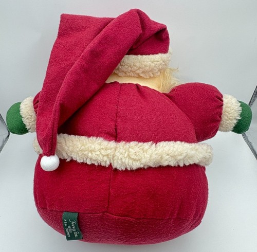 Sitting Santa Claus Stuffed Plush Doll Christmas decor Fancy Zoo Soft - Picture 2 of 9