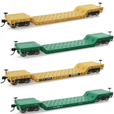 Evemodel Trains 1 Unit HO Scale 1:87 Depressed Center Flat Car C8769