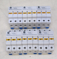 LOT OF 6 ALLEN BRADLEY AB 1492-FB3C30L FUSE HOLDER 30A 600V USED FREE SHIPPING
