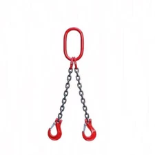 AGROTK  Chain Sling Grade 80 Chain with Double Hooks 3 Tons