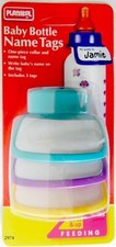 PLAYSKOOL BABY BOTTLE NAME TAGS 3 IN PACK