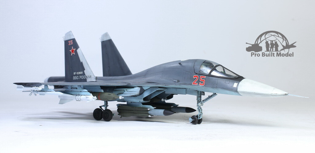 その他 No181 1/72 Su-34Fullback Fighter HA6302a Su-34 Fullback Fighter Bomber Red 21, Russian Air Force
