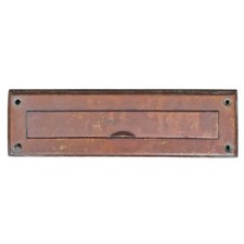 Briefklappe Jugendstil Patina alt Briefschlitz Avantgarde 23cm