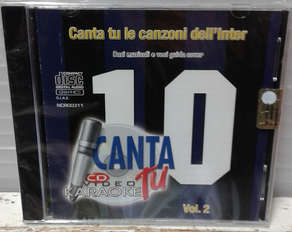 CANTA TU - CD  " CANTA TU LE CANZONI DELL'INTER VOL.2